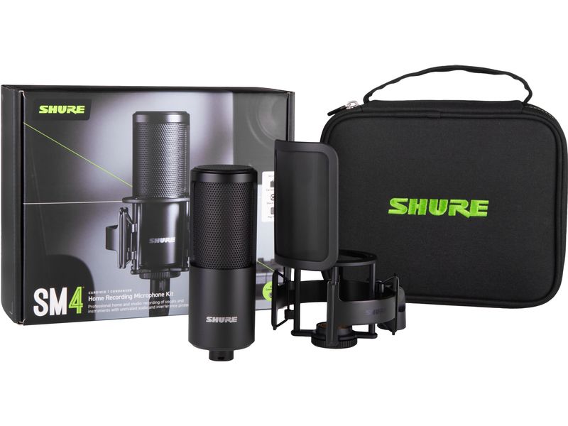 Shure Kondensatormikrofon SM4-K-Kit Homerecording Kondensatormikrofon
