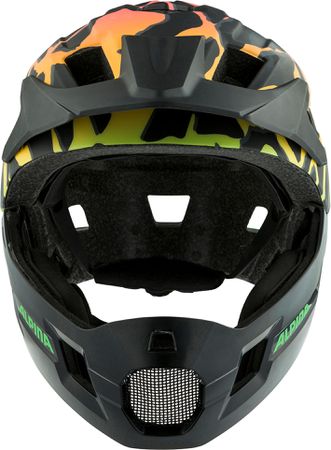 RUPI Kinder-Vollvisierhelm  fading-neon matt  onesize (50-55cm)