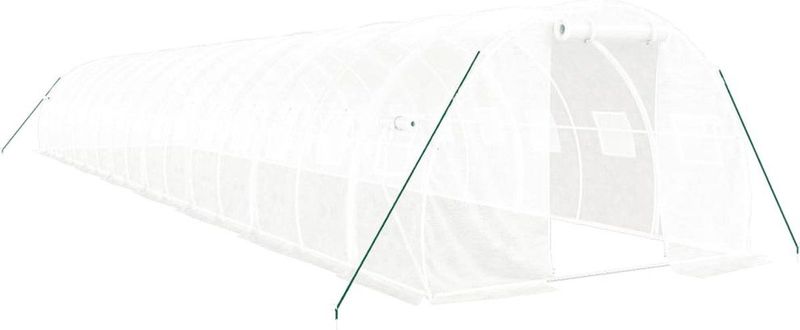 Tuinkas - Ruim - Polyetheen - Staal Frame - UV-bestendig