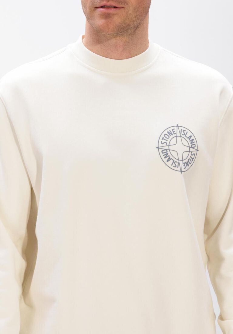ecru stone island sweater sweatshirt s0283