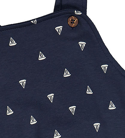 M?Slå Sommerdragt - Sailboat - Night Blue/Balsam Cream