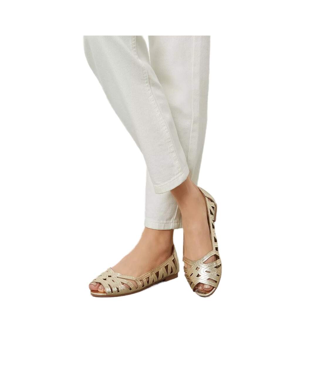 Dorothy Perkins - Ballerines PRIM - Femme (Doré) - UTDP1824