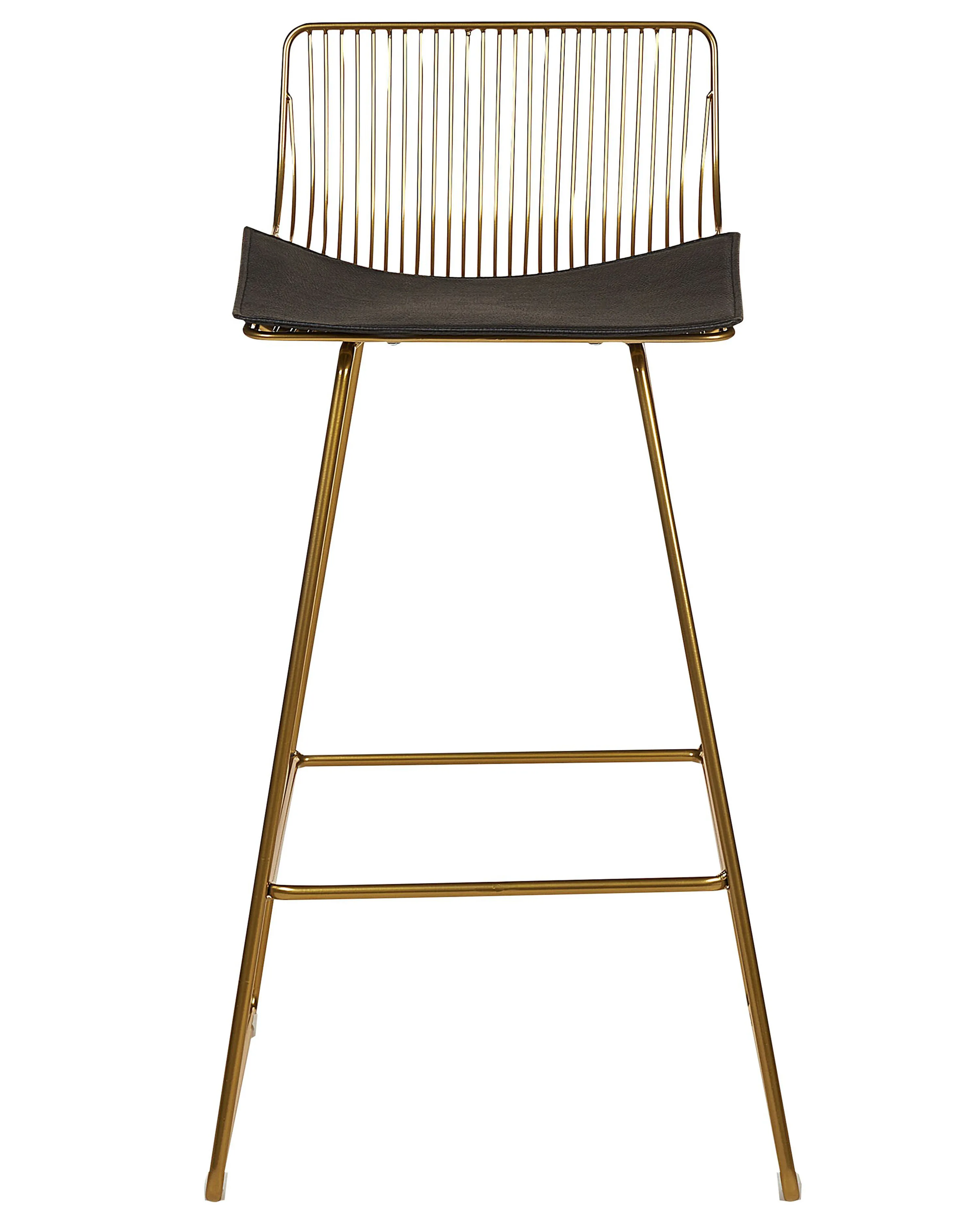 Set van 2 barstoelen FREDONIA Metaal Goud