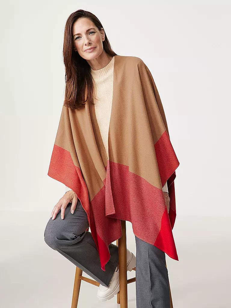 GERRY WEBER Cape - Poncho braun