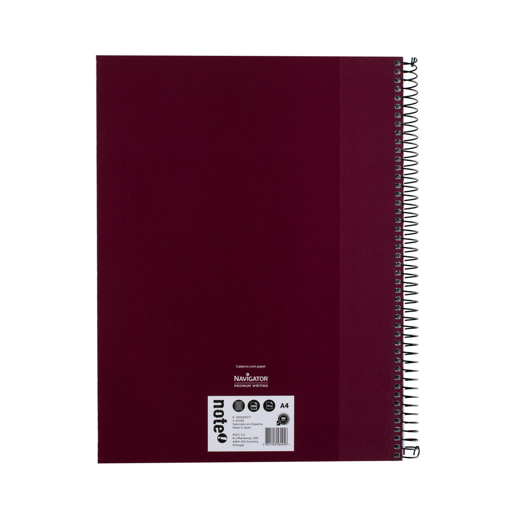 Caderno Espiral A4 Pautado (várias cores)