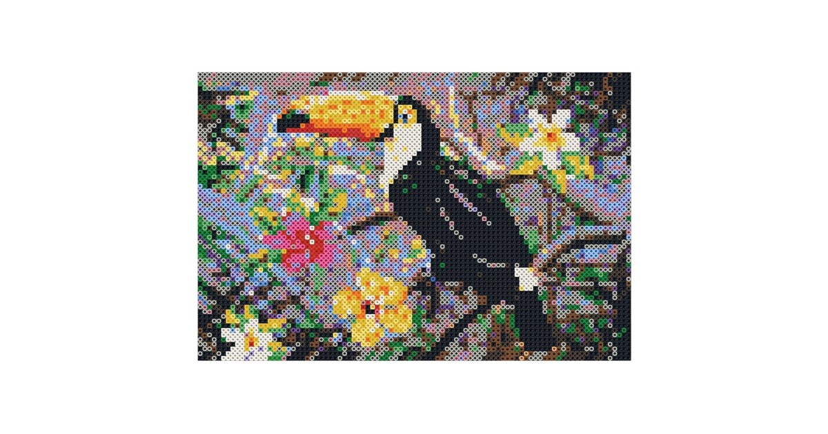 SES CreativeBEEDZ Art - Toekan Knutselen  (06002)