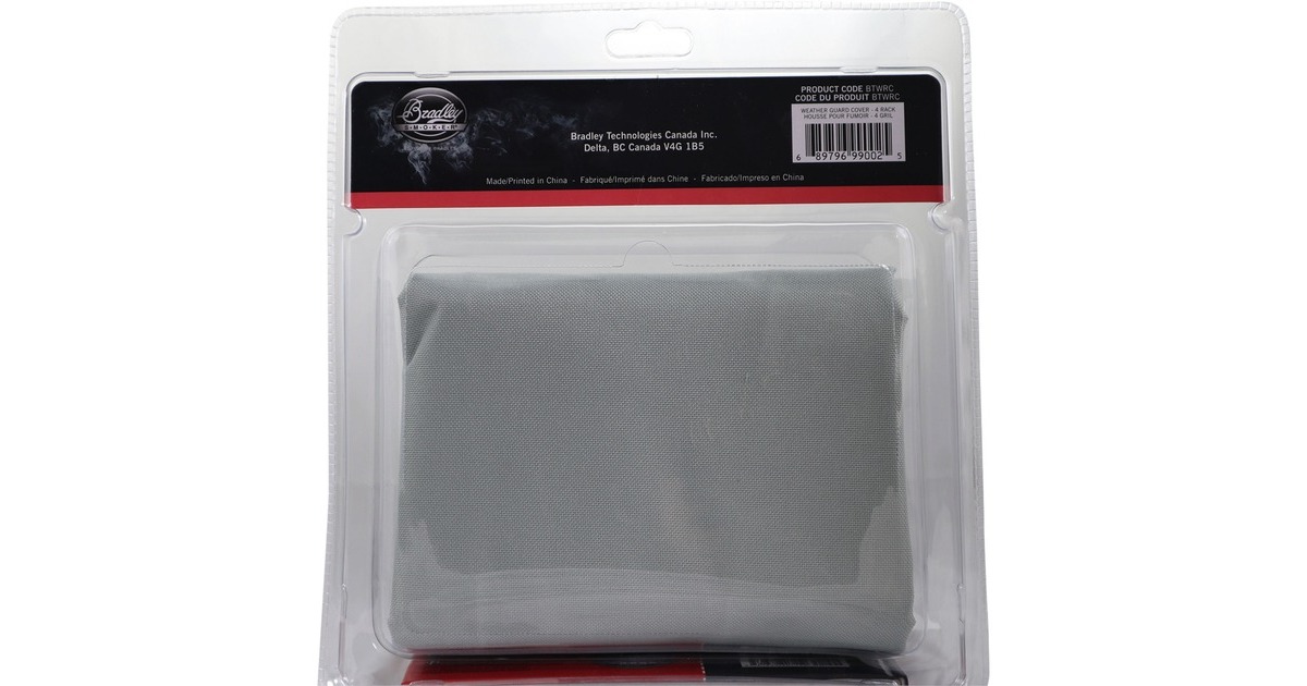 BradleySmoker Cover - Bradley 6 rack Original Smoker BTWRC6 beschermkap  (Zwart)