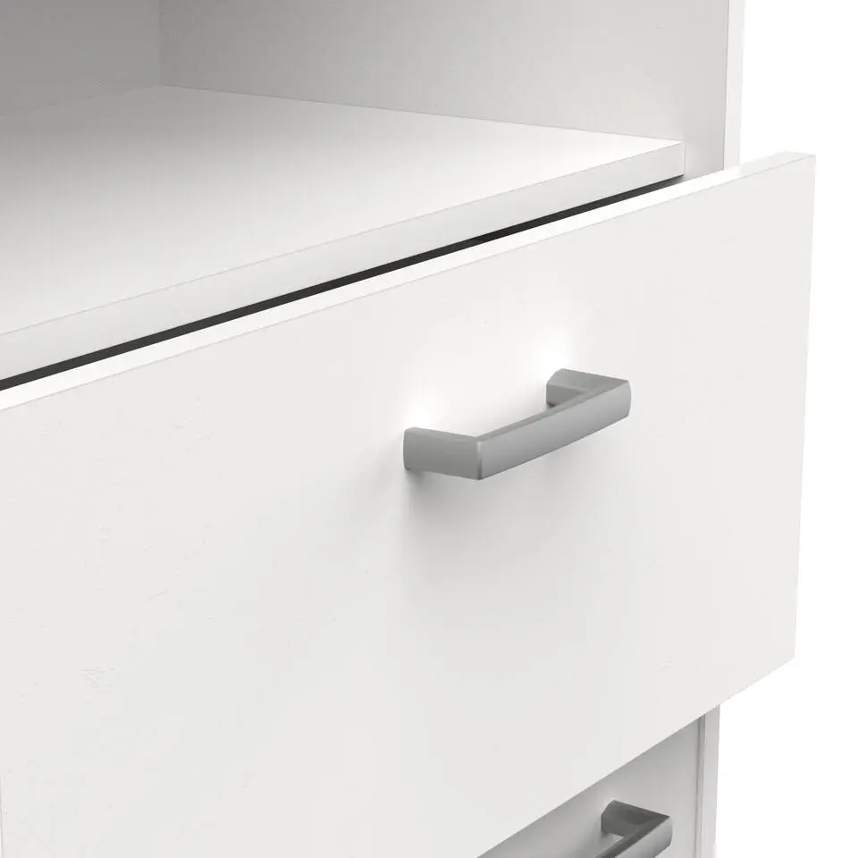 CBA Badkamerkast Coralie - 83,4 x 32,8 x 184,9 cm - Wit