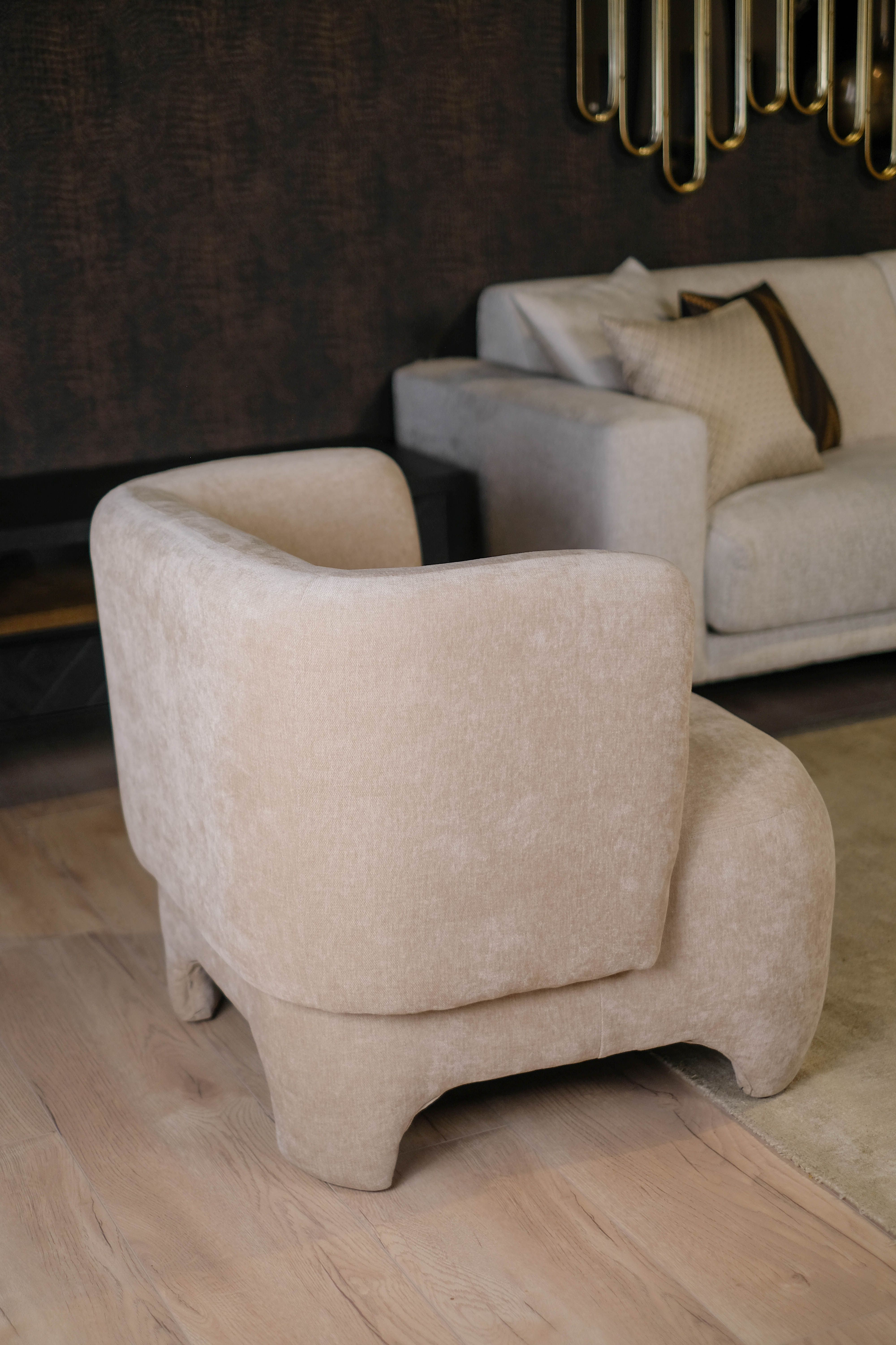 Fauteuil Sand 703913 Damin B81 x D78 x H71 cm