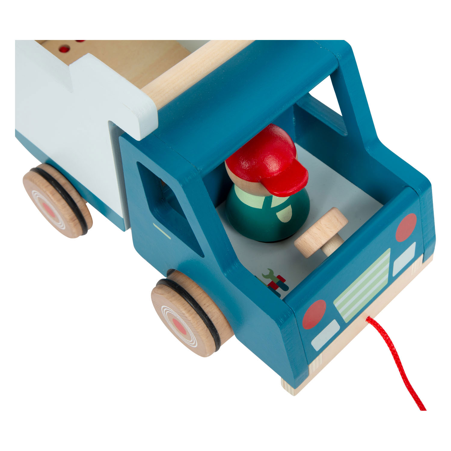 Small Foot - Houten Trekfiguur Kiepvrachtwagen
