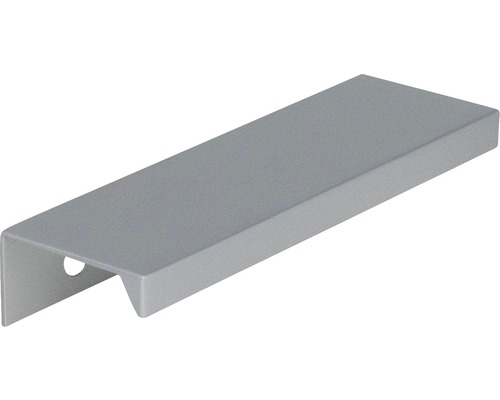 Meubelgreep, greeplijst, aluminium/geanodiseerd, gatafstand 64 mm, L x H 100/18 mm