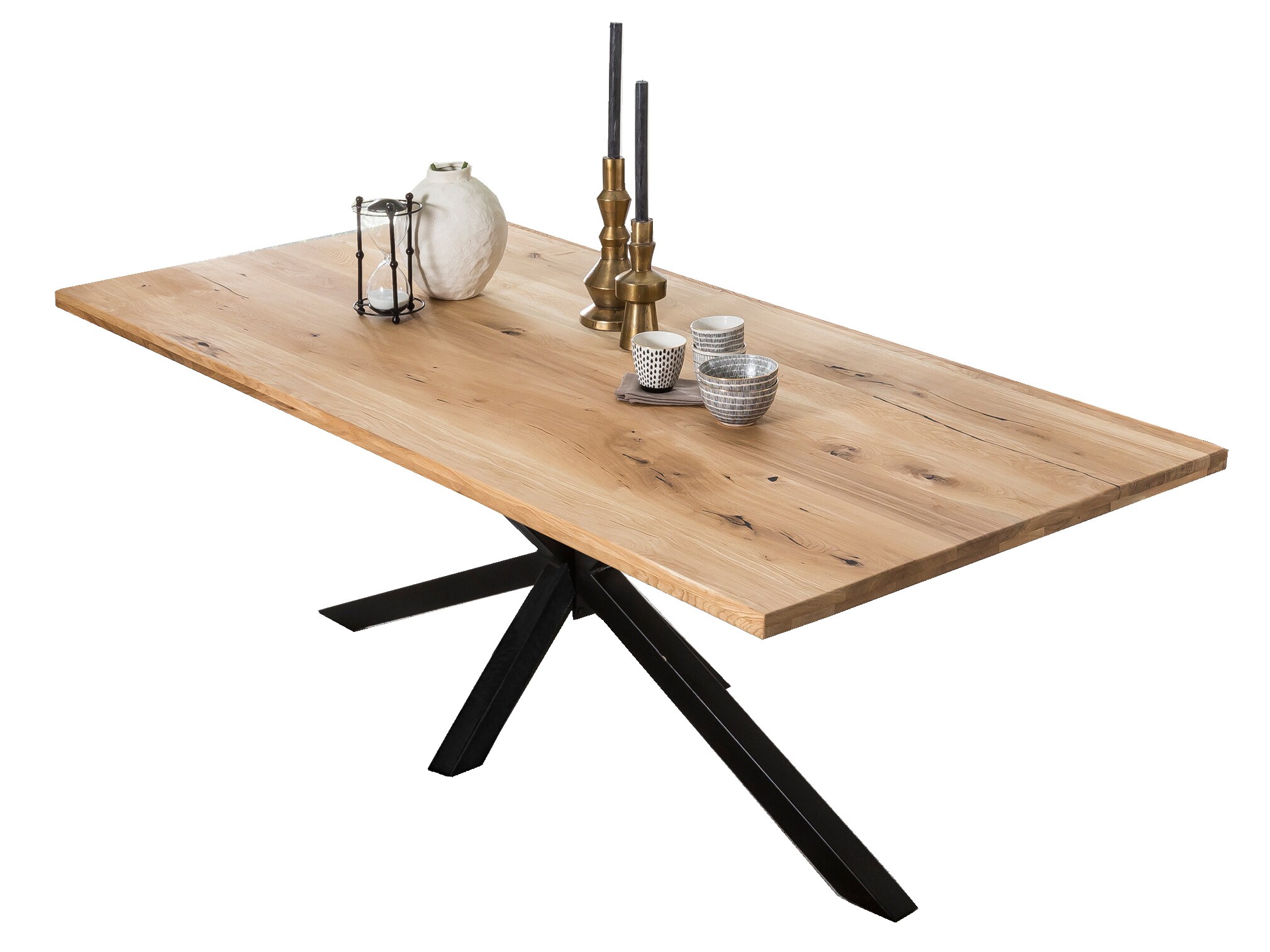 Tischplatte 240x100 Wildeiche Esstisch Schreibtisch DIY Esszimmer Küche Tisch