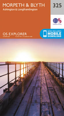 Morpeth and Blyth - OS Explorer Map 325 (Sheet map, folded)