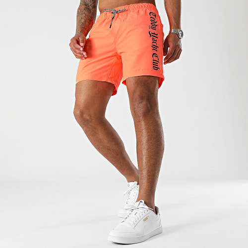 Short De Bain Flash Series Orange Fluo