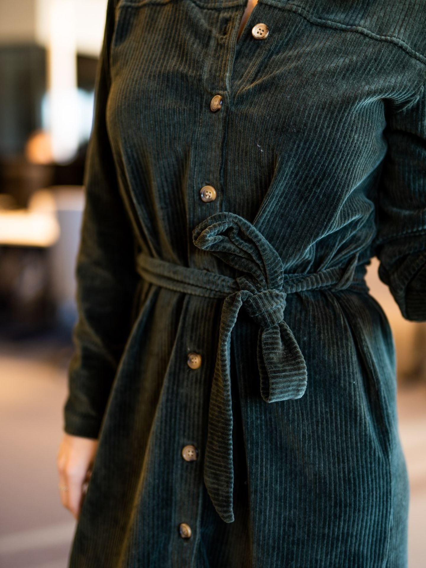 MSCH Copenhagen Ibine Florina Velour Shirt Dress