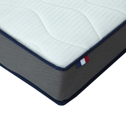 Matelas Dodolaine (face été/face hiver) 70x140 cm Blanc/Anthracite - MON P'TIT DODO