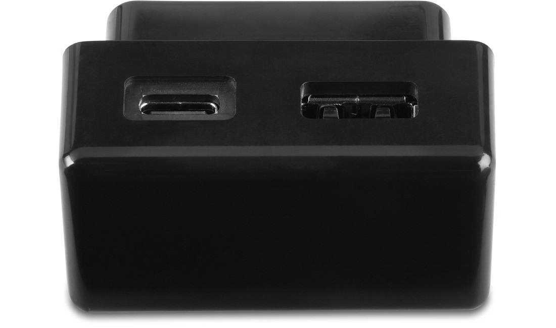 Mobiline OBD-adapter med USB-C og USB-A
