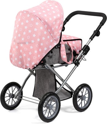 Bayer Design Combi Dukkevogn City, Grå/Rosa