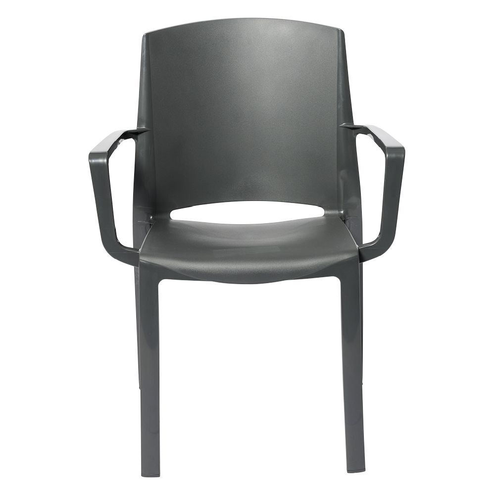 Chaise de jardin Paris plastique gris