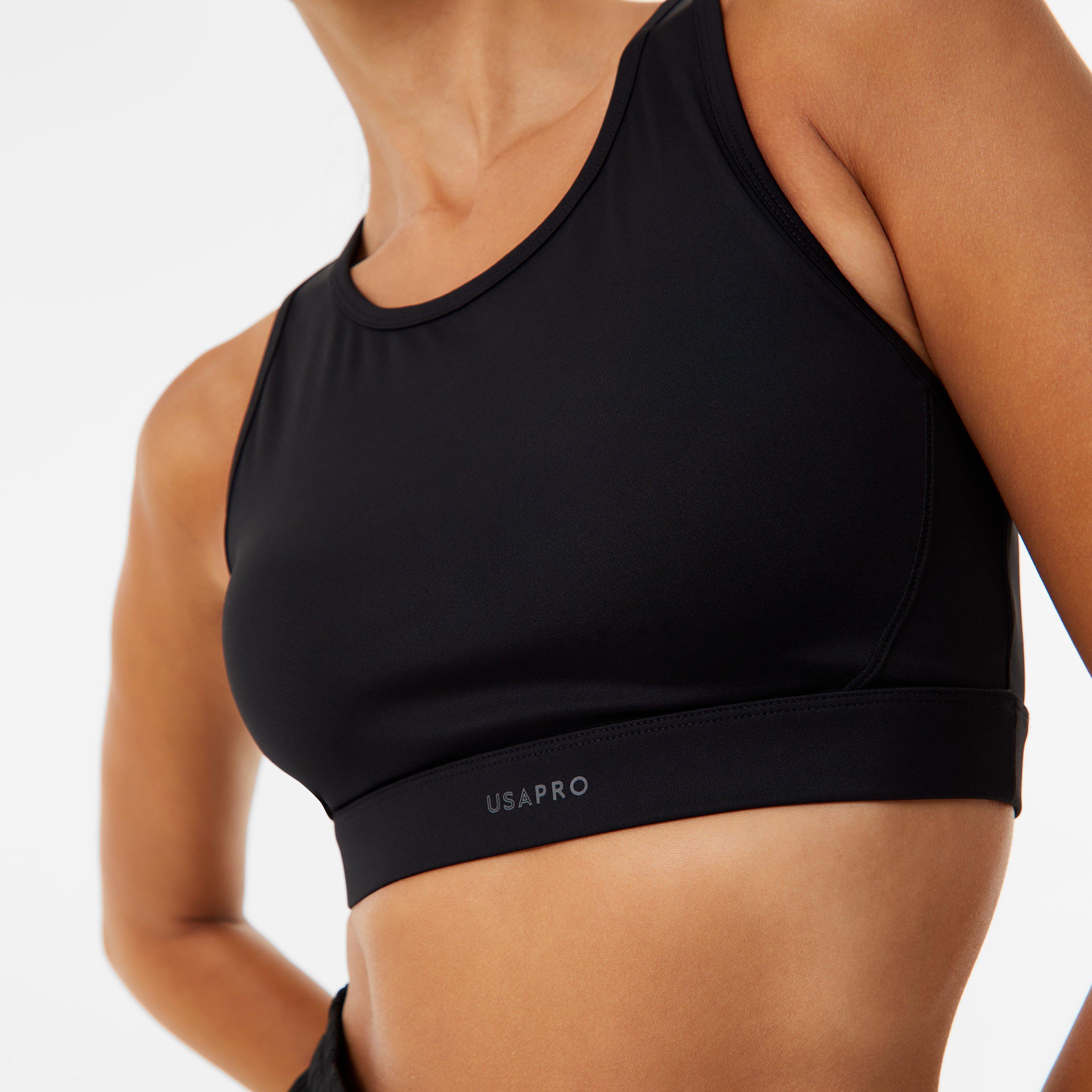USA Pro Core Racer Back Sports Bra Womens
