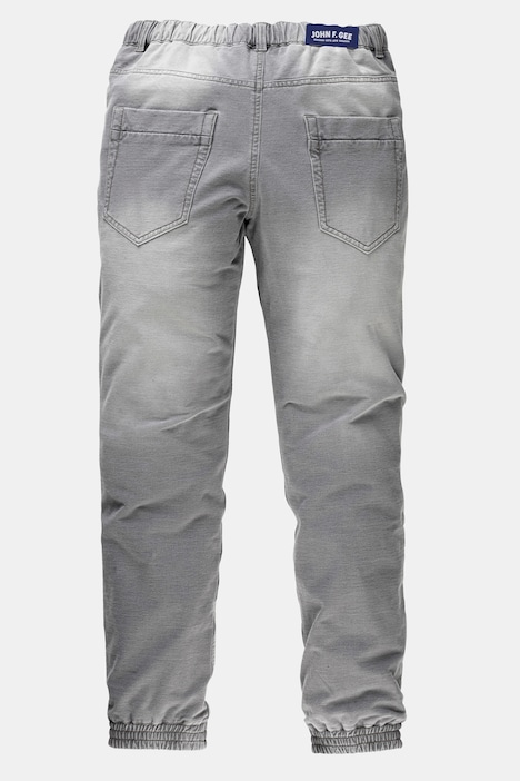 John. F. Gee Joggjeans, Straight Fit, 4-Pocket, Used-Optik, Schlupfbund