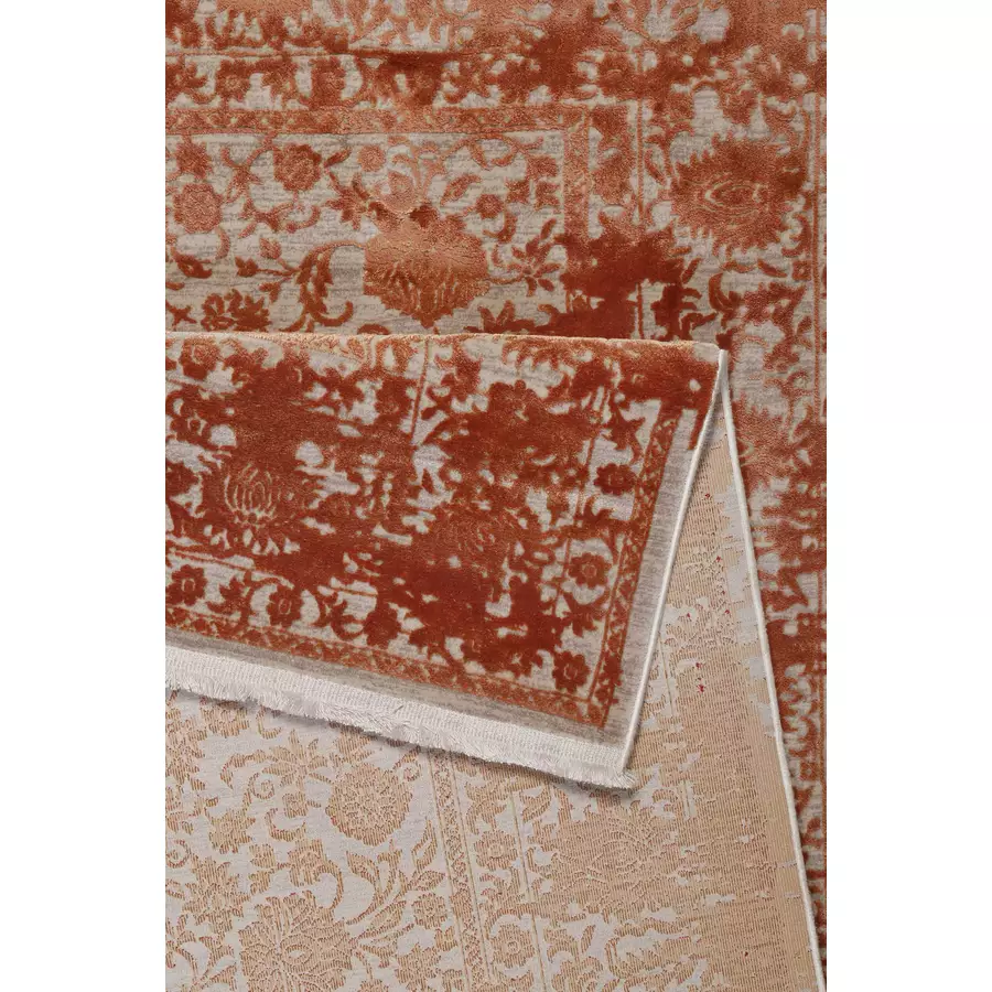 Esprit Kurzflorteppich Florida terracotta, grau