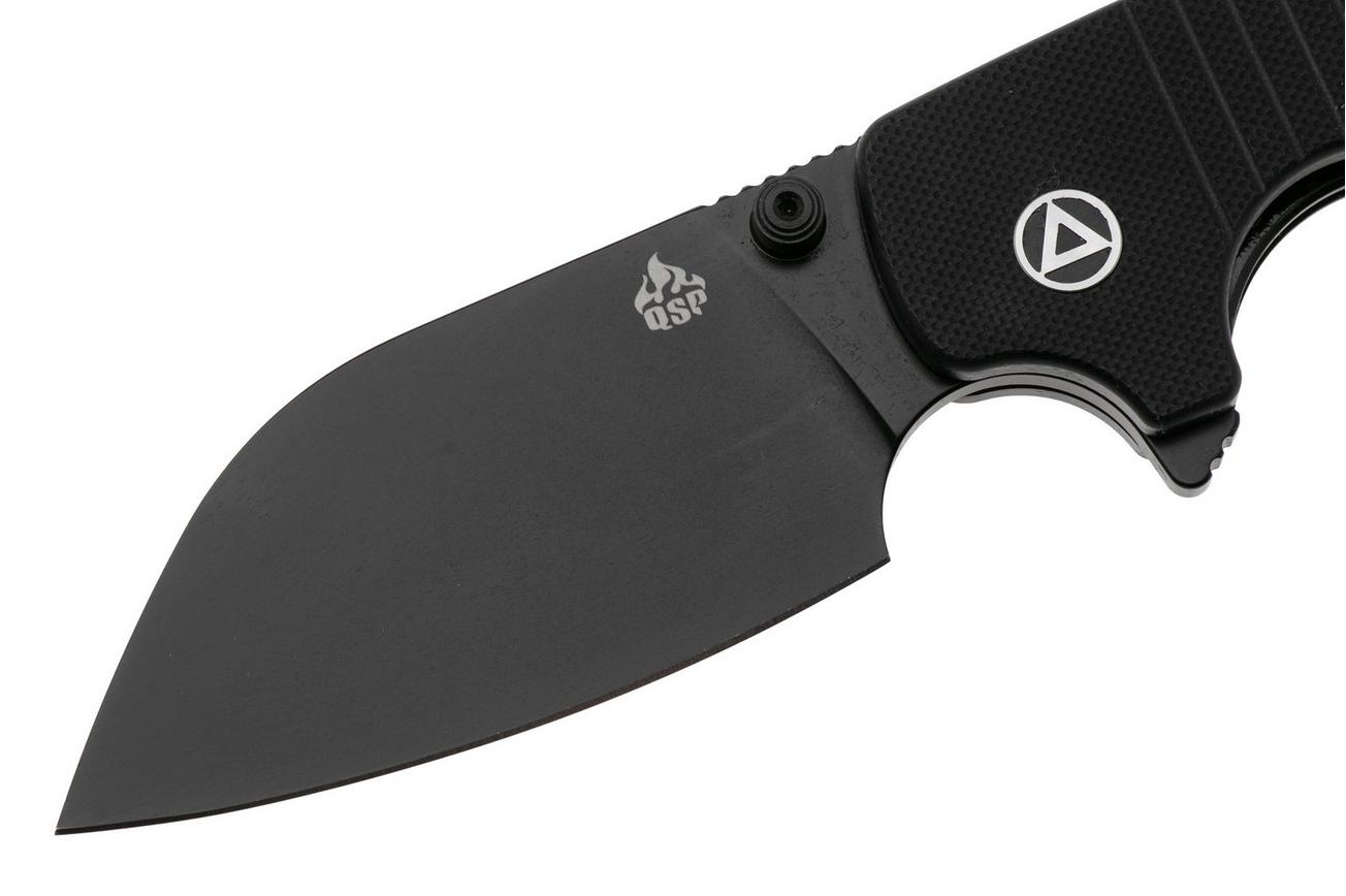 QSP Knife Chefmaster 163-A2, Black 14C28N, Black G10, zakmes, Keanu Alfaro design