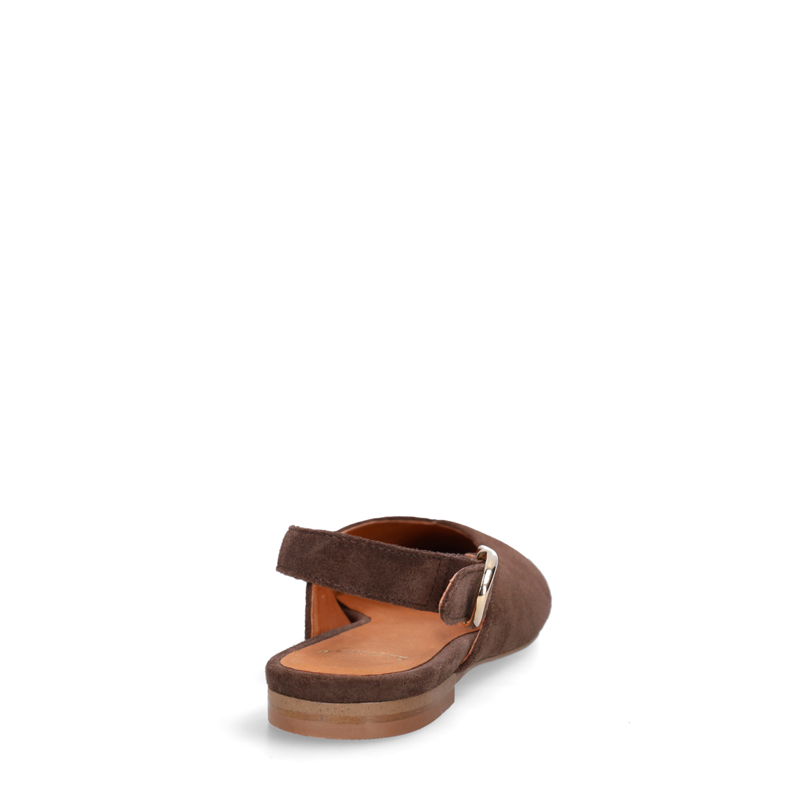 Bruine suède slingbacks