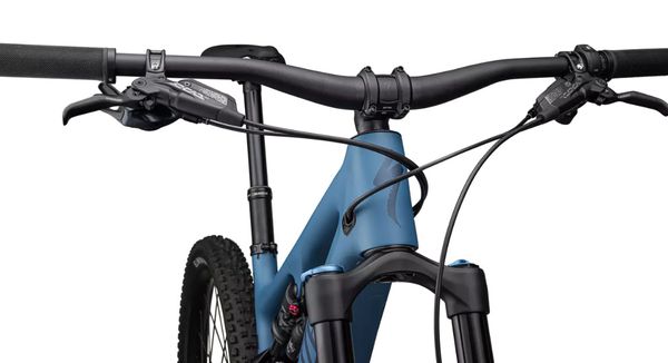 LEVO SL COMP CARBON GEN2 E-MTB Fully  satin mystic blue mystic blue metallic silver dust  S3