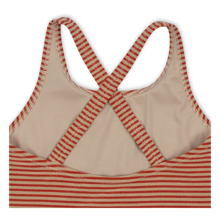 Konges Sløjd Maillot 1 Pièce Jade Pailleté | Terracotta