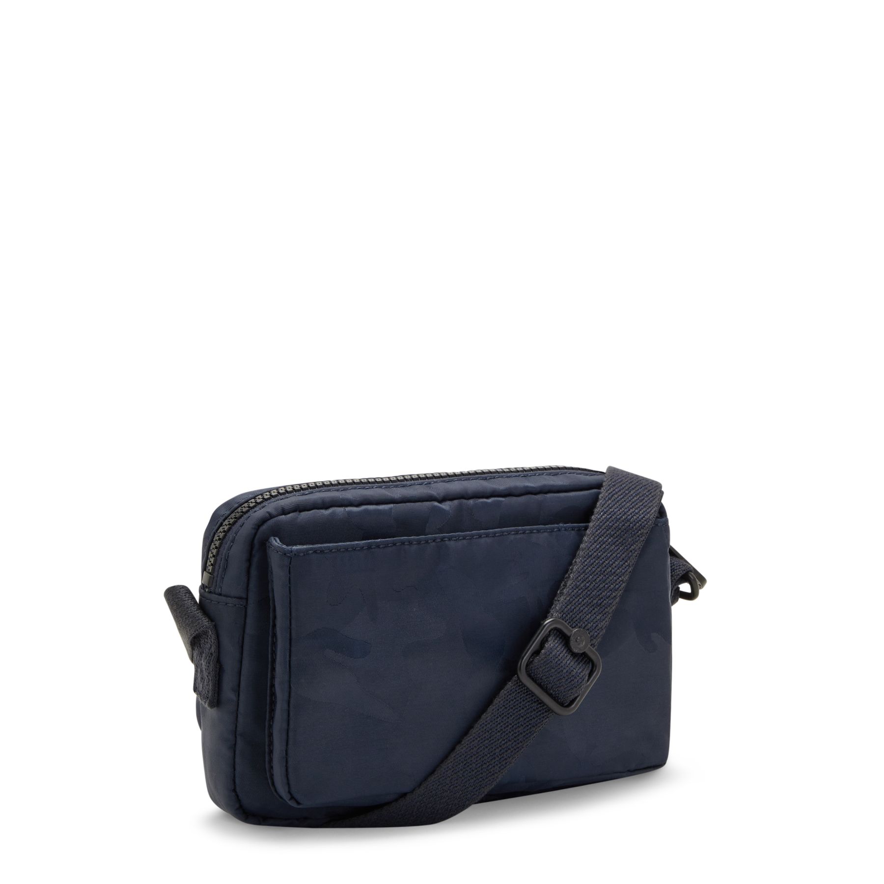 ABANU Mini Sac à Bandoulière avec Sangle Ajustable - Satin Camouflage Blue
