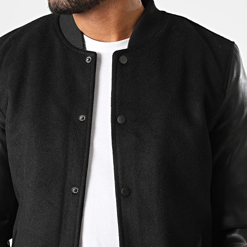 Veste Teddy Noir
