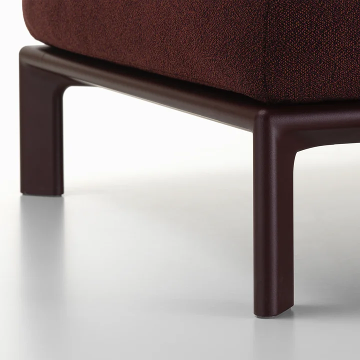 Vitra - Anagram flexibles Modul-Sofa, 190 x 95 cm, inkl. Kissen 65 x 55 cm, kreide / kiesel melange (Dumet 06)