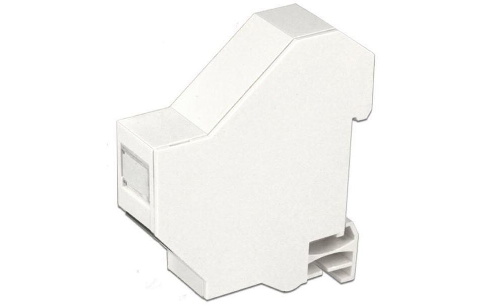 Abdeckplatte Keystone Hutschienen-ModulAbdeckung als Abschlussplatte für Delock Keystone Hutschienen, weiss