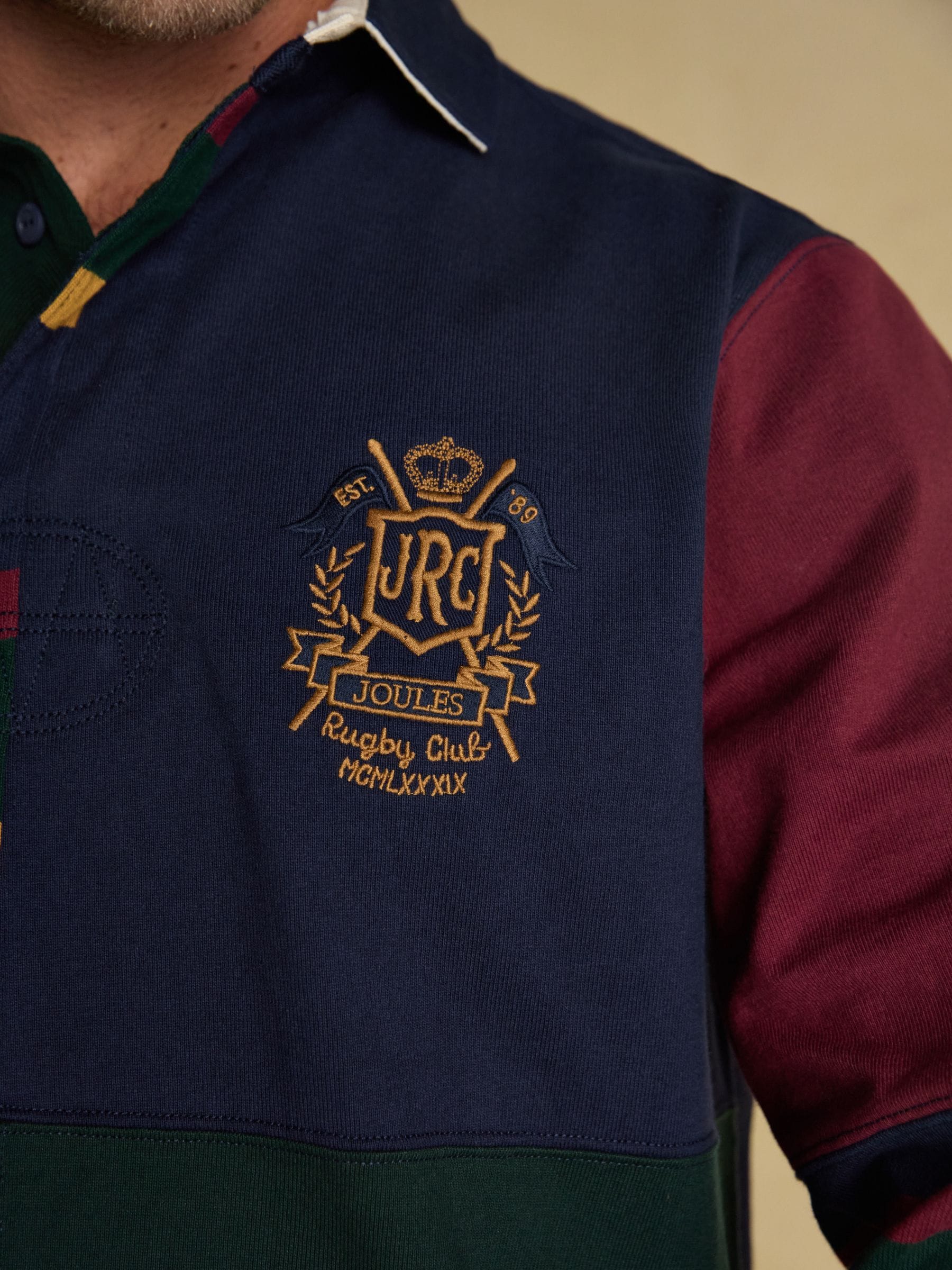 Joules Harlequin Rugby Club Long Sleeve Shirt