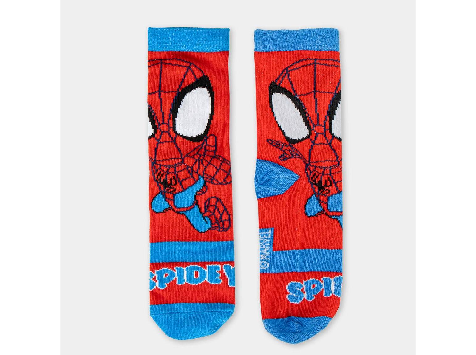 MEALHEIRO   4 MEIAS SPIDEY MODELOS SORTIDOS
