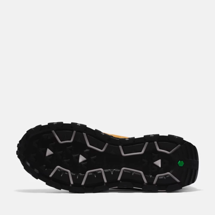 Basket en cuir Winsor Trail pour homme en jaune
