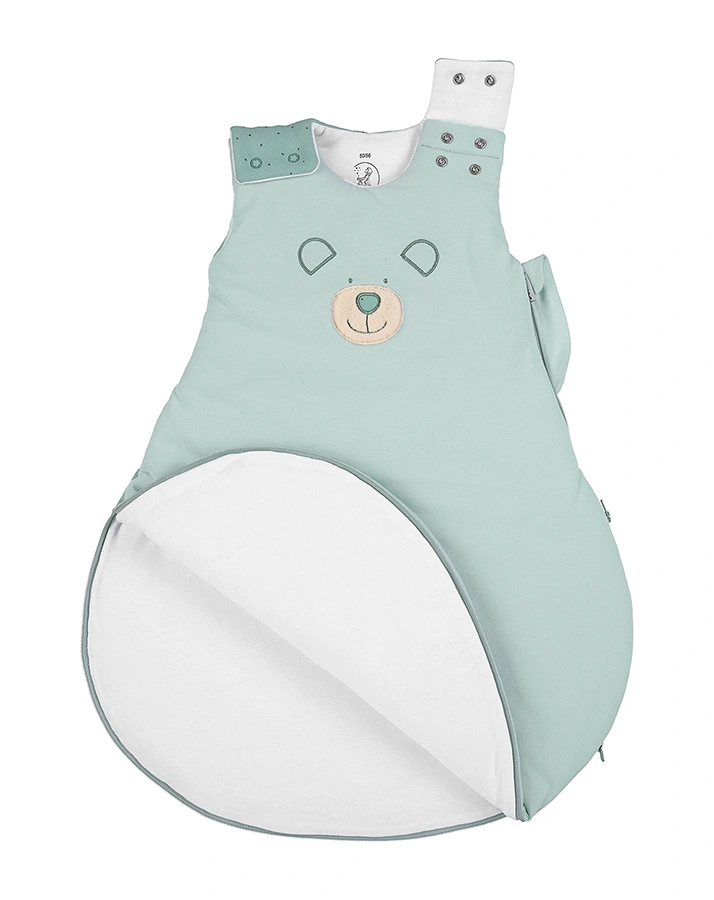 Baby-Schlafsack BÄR BEN in grün