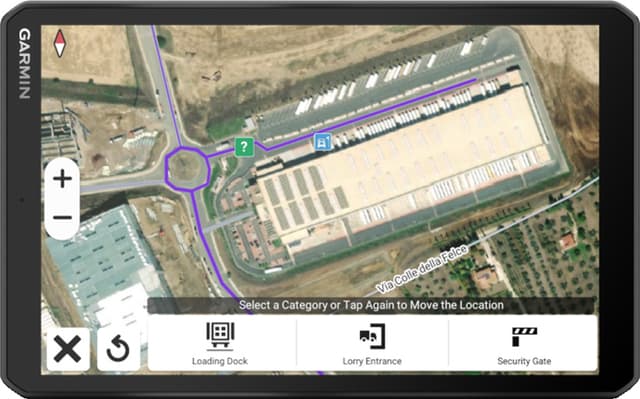 Garmin dēzl LGV820 lastbil-GPS