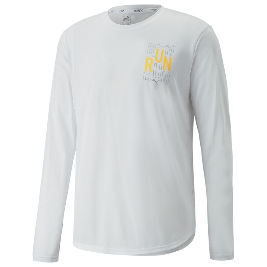 PUMA T-shirt Running Run - Blanc Manches Longues