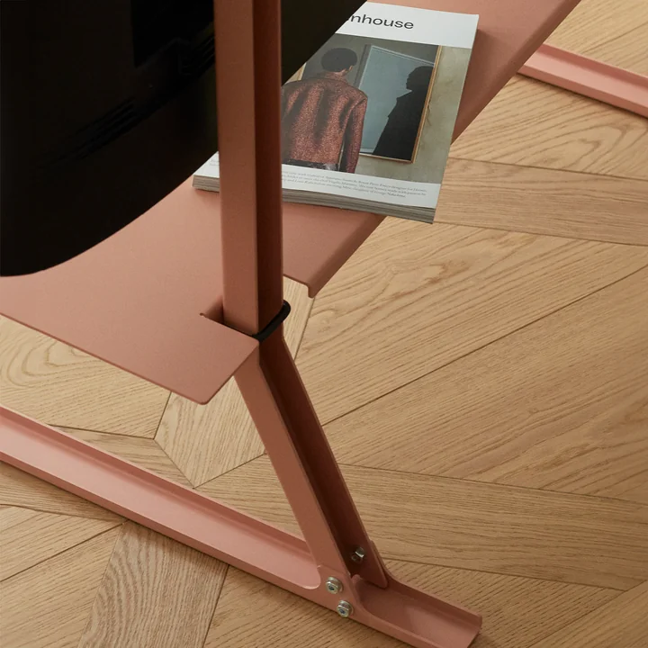 Pedestal - Plate Shelf, dusty rose