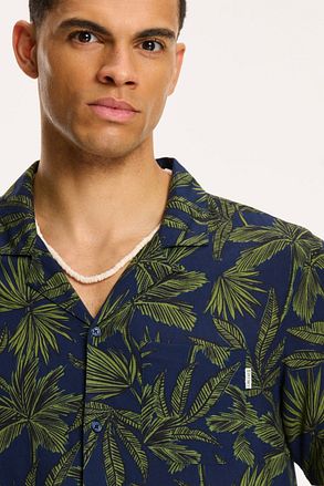 Shiwi Overhemd Palm Leaves Navy 1541587229-650 kopen