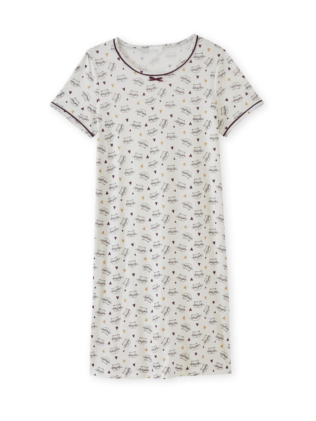 Lot de 2 chemise de nuit courtes