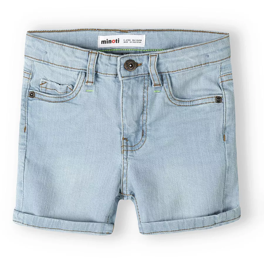 MINOTI Jeansshorts Denim-Hellblau