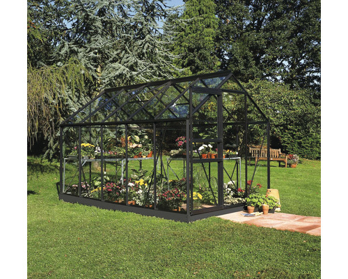 Kas Halls Popular 106, veiligheidsglas 3 mm, 193 x 319 cm, zwart