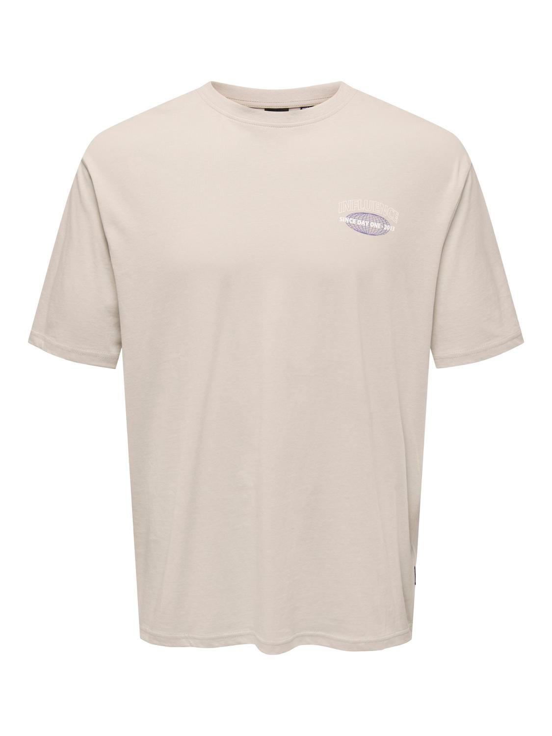 ONSKEANE T-shirt Silver Lining