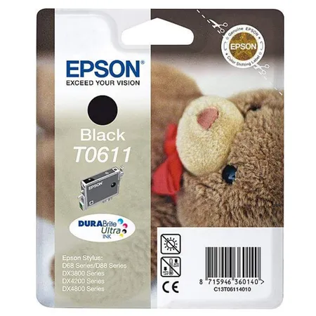 Epson Tintenpatrone Black T0611 DURABrite Ultra Ink