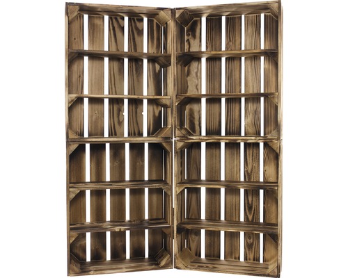 Gevlamde plankenkast 50x40x15 cm