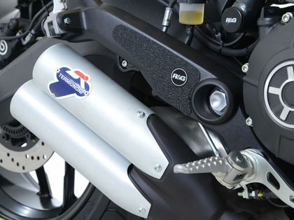 Film de protection R&G Racing platine talon noir (2 pièces)