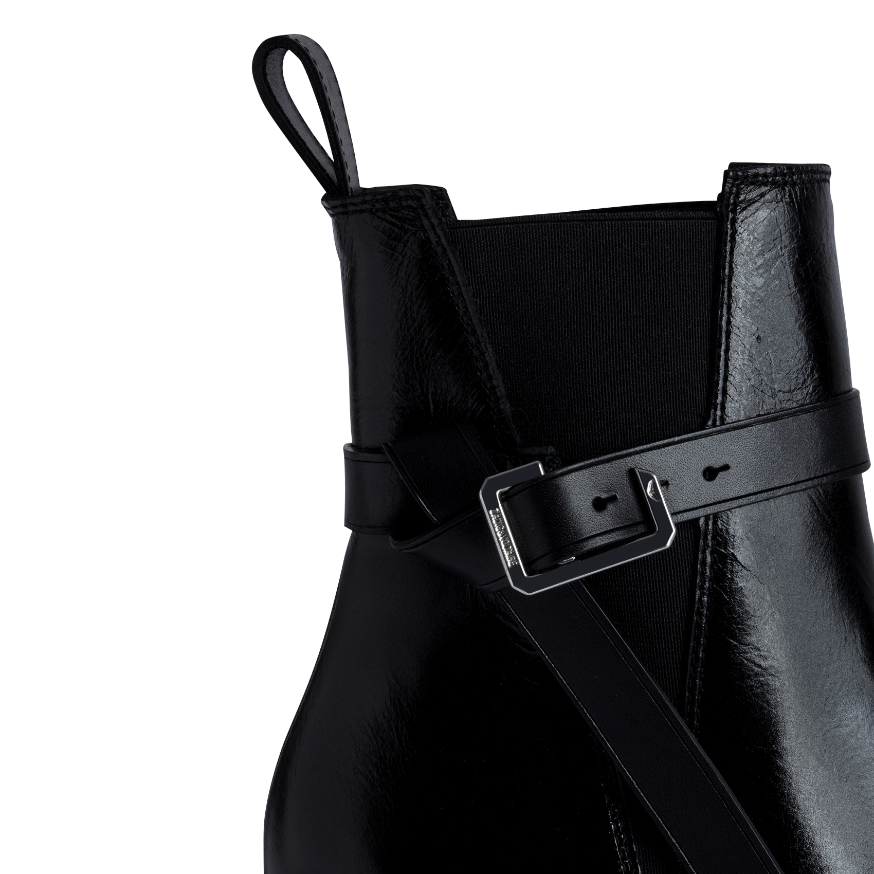 TYLER CECILIA - Bottines à talons en cuir| Noir